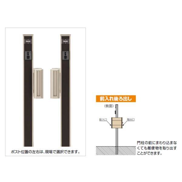 法人様限定商品 個人宅・現場配送不可】四国化成 マイ門柱 3型 本体(
