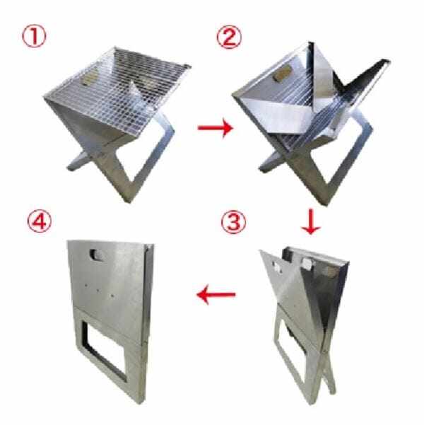 a+ エープラス　ノートブックSS　(折り畳み式メッシュグリル）　NBSS2012　『BBQグリル』　 