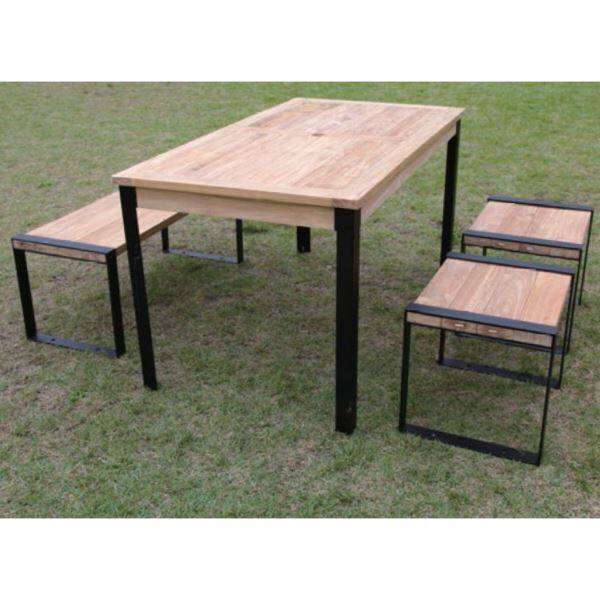 オンリーワンクラブ アイアンガーデンファニチャー 長方形テーブル1407 JB3-36362 オンリーワン アイアン ガーデンファニチャー 長方形テーブル1407