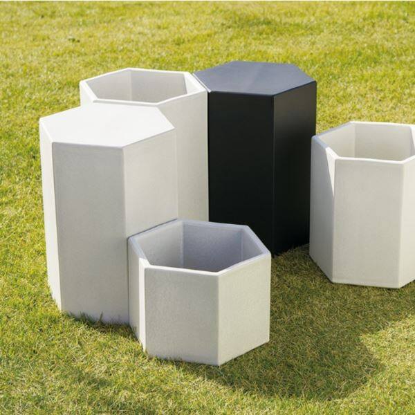 オンリーワン 六角スツール チタンマット ＃MZ3-04HSW 