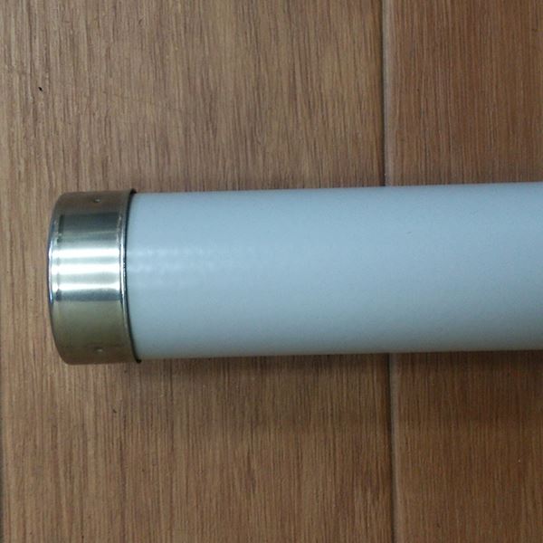 信栄物産　ミラー用　支柱　34径×2200ｍｍ　白　＃B-5W　 