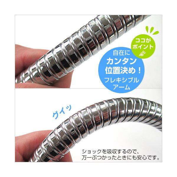 信栄物産　防犯ミラー室内用　フレキシブル　丸型　310径　枠：青　＃H-30BL　 