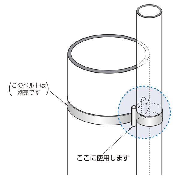 信栄物産　締め金具用オプション　支持サドル　２０ｍｍ　＃HSN-20　 