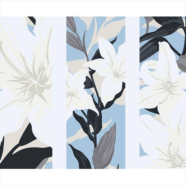 東京ステッカー 高級ウォールステッカー 植物 カサブランカ Lサイズ ＊TS0011-CL ブルー 『おしゃれ かわいい』 『壁 シール』 