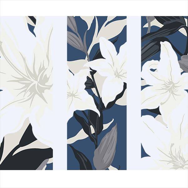 東京ステッカー　高級ウォールステッカー　植物　カサブランカ　Sサイズ　＊TS0011-HS　エメラルド 『おしゃれ かわいい』　『壁　シール』 東京ステッカー 高級ウォールステッカー 植物 カサブランカ Lサイズ