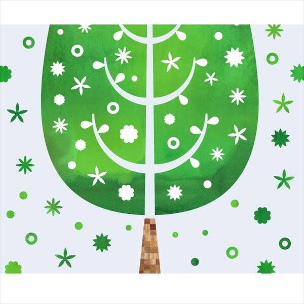 東京ステッカー　高級ウォールステッカー　植物　カサブランカ　Sサイズ　＊TS0011-HS　エメラルド 『おしゃれ かわいい』　『壁　シール』 東京ステッカー 高級ウォールステッカー 植物 カサブランカ Lサイズ