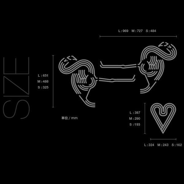 東京ステッカー 高級ウォールステッカー 動物 フラミンゴ ハート Lサイズ ＊TS0045-CL オレンジ 『おしゃれ かわいい』 『壁 シール』 