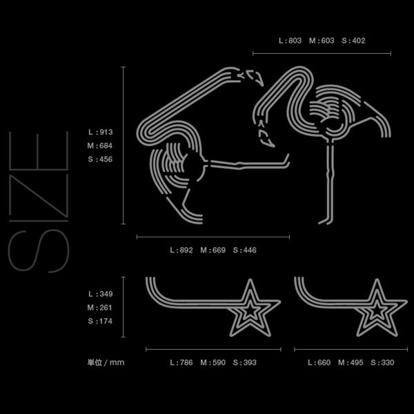 東京ステッカー 高級ウォールステッカー 動物 フラミンゴ ドリンク Mサイズ ＊TS0046-DM グレー 『おしゃれ かわいい』 『壁 シール』 