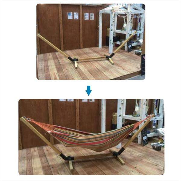 メイク ハンモック 「YURARA」 ガーデンスタンド ・YU-GS ＊ハンモックは別売 ＊ハンモックは別売