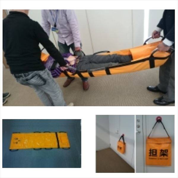 カンボウプラス  ターポリン救護担架  （TCXTNK)  サイズ：600ｘ2000（mm）  43個ロット  　『まとめ買いでお得！！』 