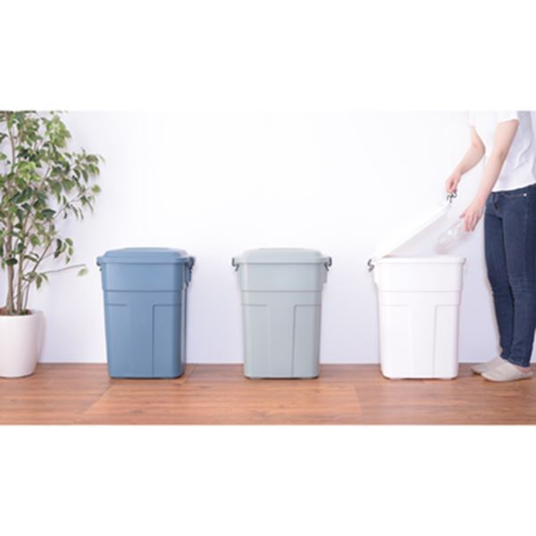 東谷 Light Furniture トラッシュカン50L #LFS-936GR グリーン