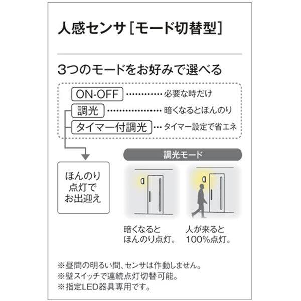 オーデリック LEDフラットポーチライト # OG 254 246 人感センサ付 