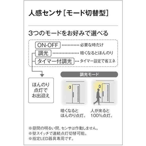 オーデリック LEDフラットポーチライト # OG 254 254 人感センサ付 