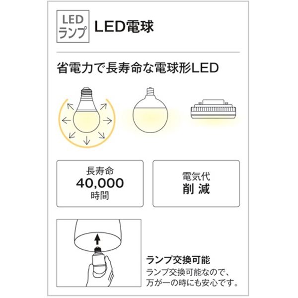 オーデリック ポーチライト # OG 254 598ND 昼白色 