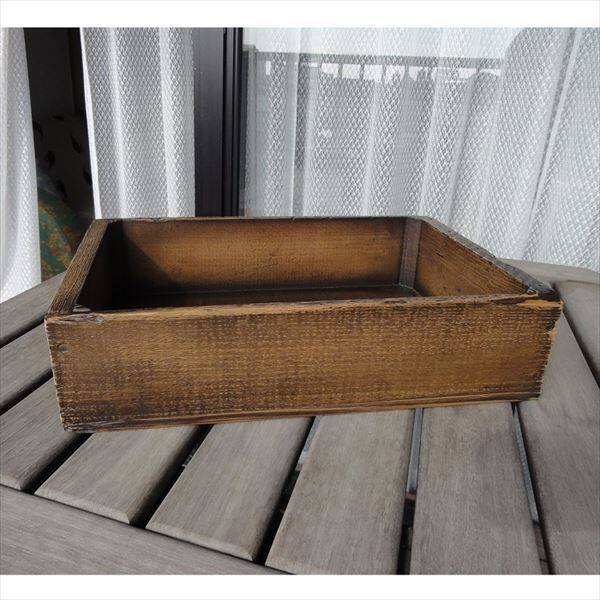 ヘルメス ウレタンウッド アンティークBOX 小 WB-S （LB） ライトブラウン ライトブラウン