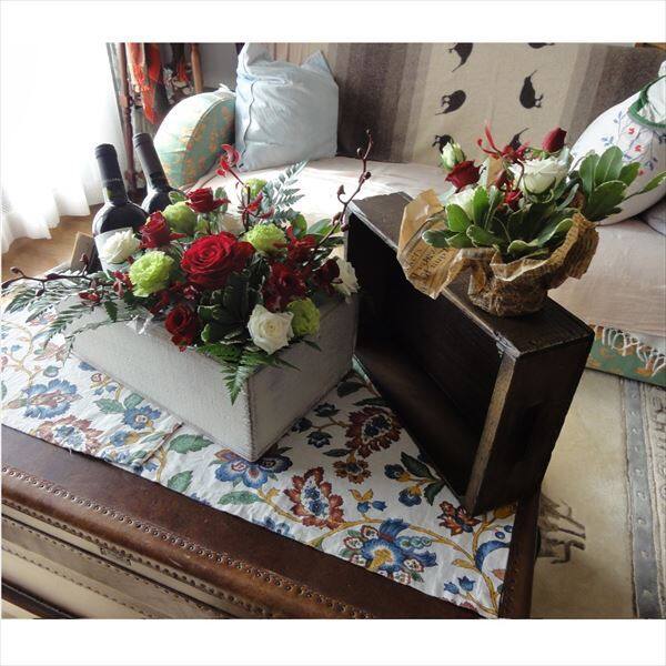 ヘルメス ウレタンウッド アンティークBOX 小 WB-S （DB） ダークブラウン ダークブラウン