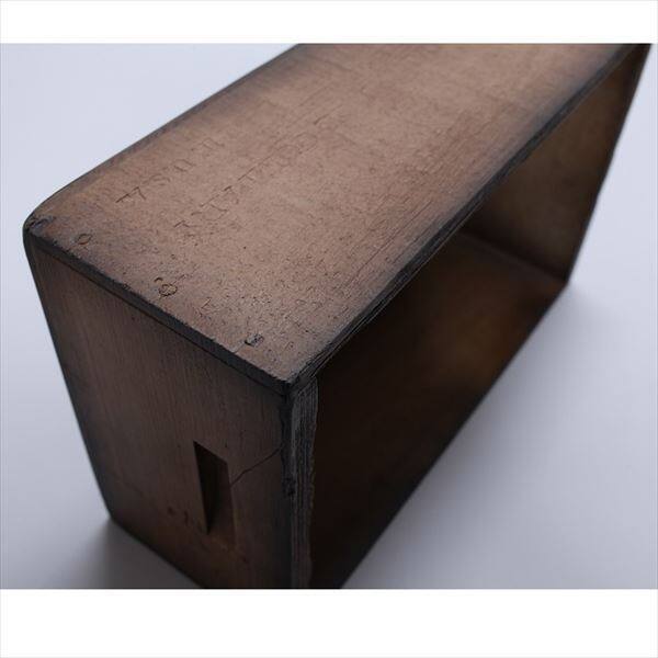 ヘルメス ウレタンウッド アンティークBOX 大 WB-L （LB） ライトブラウン ライトブラウン