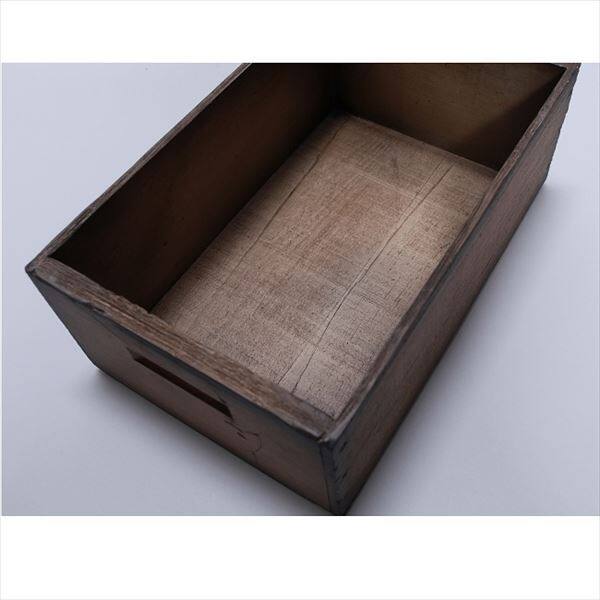 ヘルメス ウレタンウッド アンティークBOX 大 WB-L （LB） ライトブラウン ライトブラウン