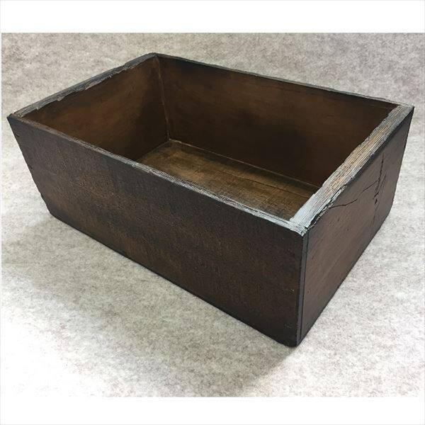 ヘルメス ウレタンウッド アンティークBOX 大 WB-L （DB） ダークブラウン ダークブラウン