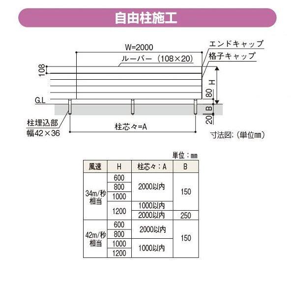 YKKAP YKK ルシアスフェンス H10型 横ルーバー 本体 木調色 T100 H1000 高さ100cm フェンス本体のみ 木調カラー