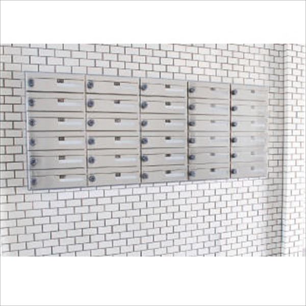 神栄ホームクリエイト MAIL BOX ラッチロック錠 3戸用 SMP-35R-3FF-HL 『郵便受箱 旧メーカー名 新協和』 