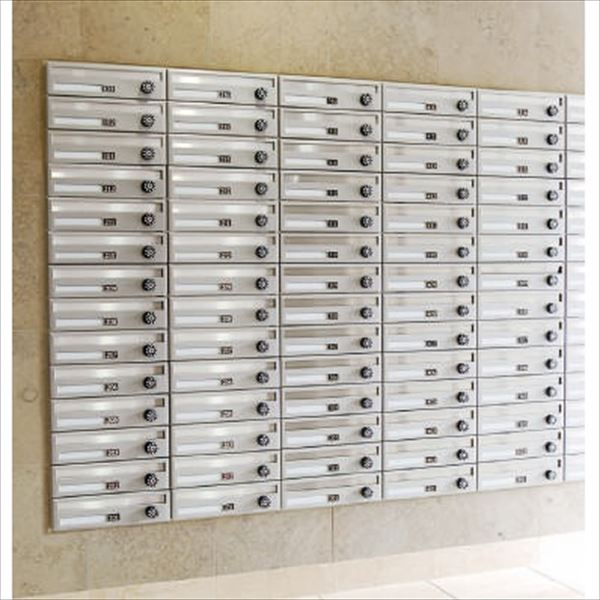 神栄ホームクリエイト MAIL BOX 横型・静音ダイヤル錠 2戸用 SMP-37-2FF 『郵便受箱 旧メーカー名 新協和』 