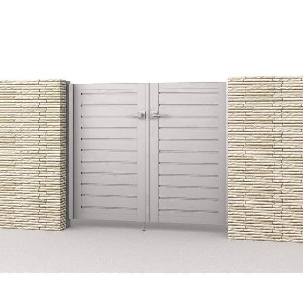 三協アルミ レジリア Y1型 0814 両開きセット 門柱タイプ 受注生産品三協アルミ レジリア YM型 0714 両開きセット 門柱タイプ