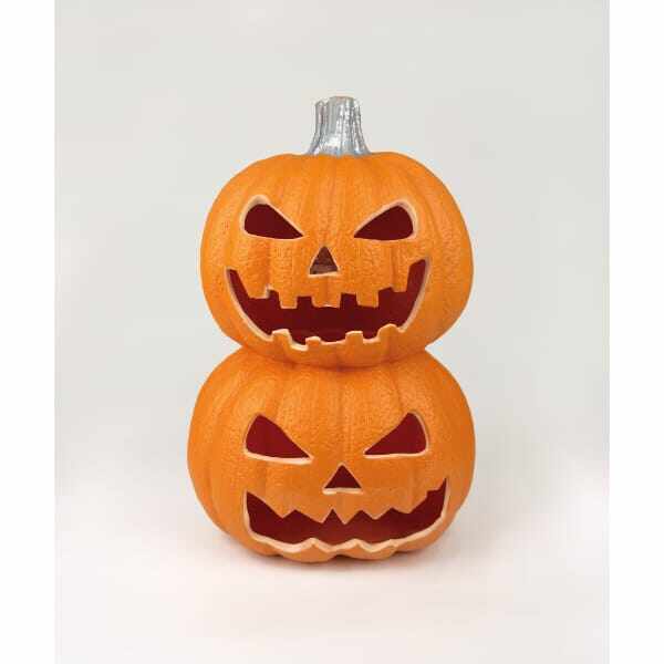 友愛玩具 BIGパンプキンランタン パンプキン2連ランタン HW-2016 『ハロウィン 飾り付け カボチャ かわいい』 