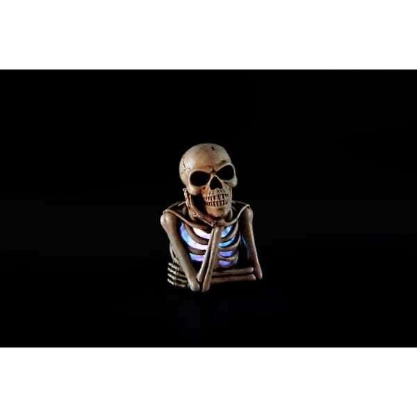 友愛玩具 スカルデコレーション はにかむドクロ(ライト付) HW