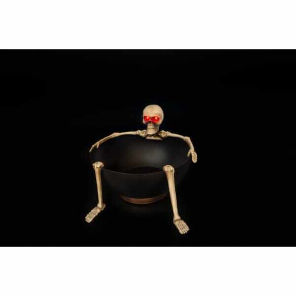 友愛玩具 ムービングホラーキャンディポット スケルトンキャンディボウルキーパー HW-1181 『ハロウィン 飾り付け カボチャ かわいい』 