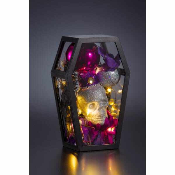 友愛玩具 棺桶型ライト LEDワイヤーライトコフィンデコレーション HW-1370 『ハロウィン 飾り付け カボチャ かわいい』 