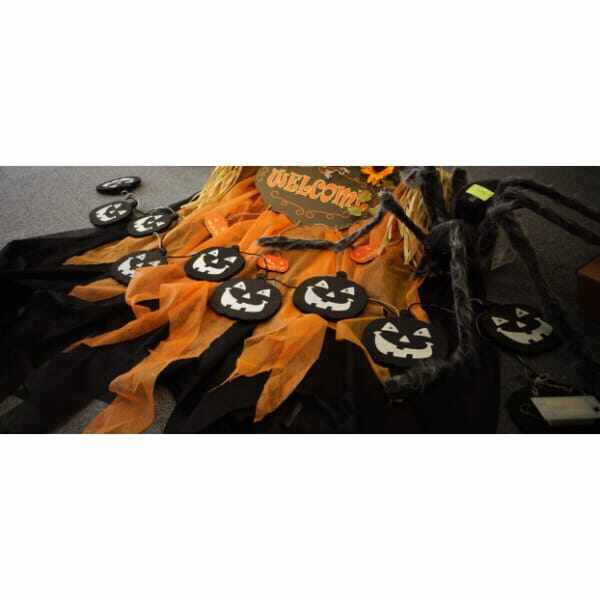 友愛玩具 LEDハロウィンモチーフガーランド ブラックパンプキン