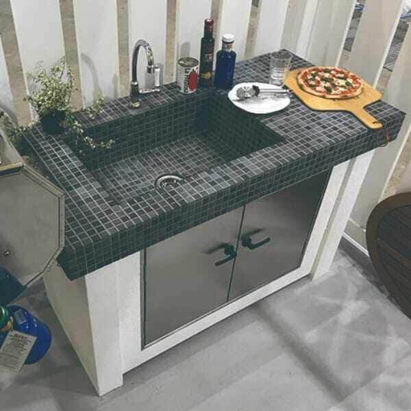 テック堂（マリーンテック）　ガーデンシンク　オールタイル1300 