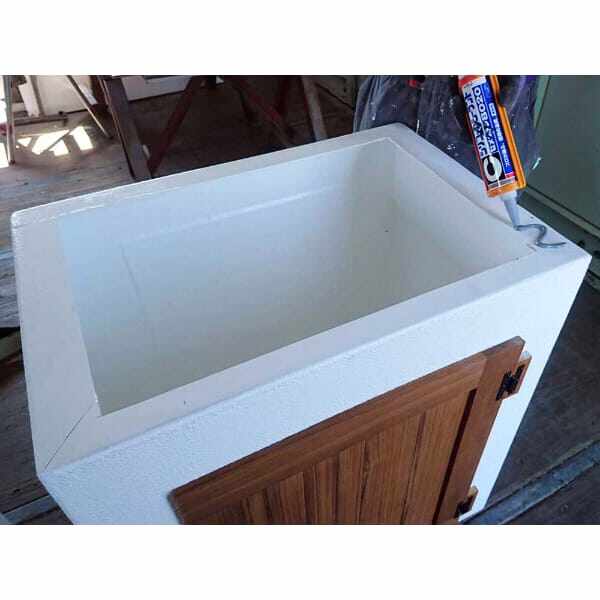 テック堂（マリーンテック）　ガーデンシンク　架台　ボックス　ステンレス扉 