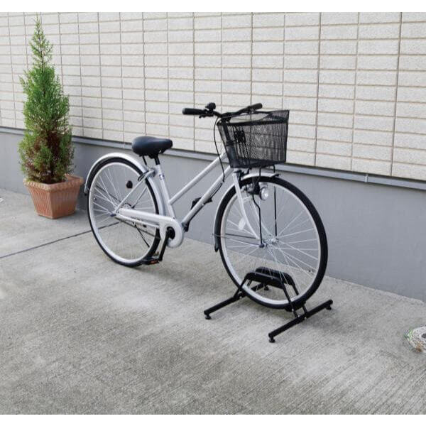 アイリスオーヤマ 自転車スタンド BYS-1-R ブラック