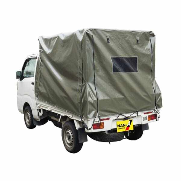 南榮工業 軽トラ幌セット KH-7OD オリーブドラブグリーン色