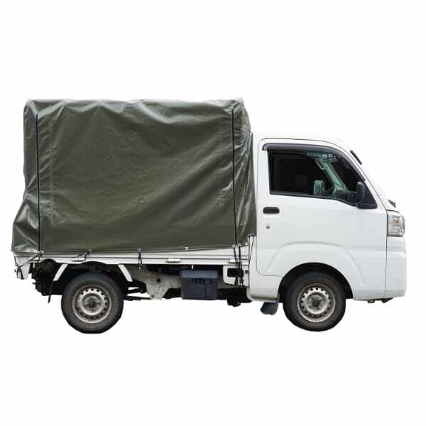 南榮工業 軽トラ幌セット KH-7OD オリーブドラブグリーン色
