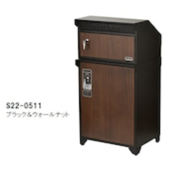 セトクラフト 宅配BOX付ポスト(GALVA) S22-0511 ブラック