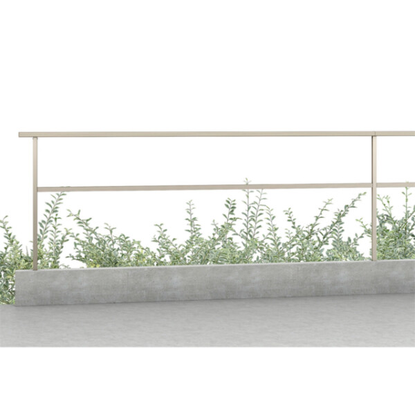 リクシル フェンスAL フレームフェンス T-4 笠木中間部(笠木中間用1本+笠木継手1個) アルミ形材