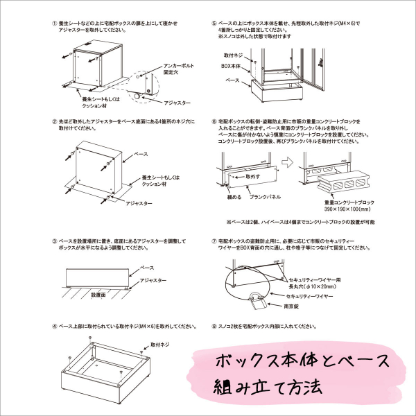 エスディエス 宅配キーパー tumiki(つみき) ベース TKB100-13RN 『宅配ボックス 戸建住宅用』 ラスティックネイビー