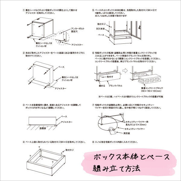 エスディエス 宅配キーパー tumiki(つみき) ハイベース TKB100-28RN 『宅配ボックス 戸建住宅用』 ラスティックネイビー