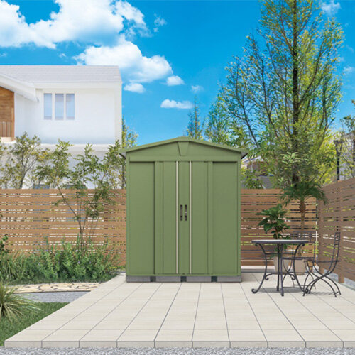 LSN-1815 田窪工業所 タクボ物置 三角屋根仕様ガーデニング物置