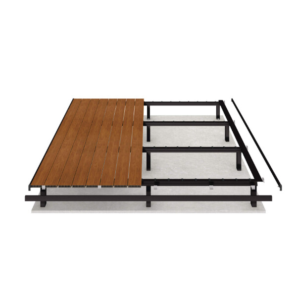 三協アルミ ヴィラウッド アルミ幕板仕様 ロング束柱 1.0間×7尺 スタンダードタイプ