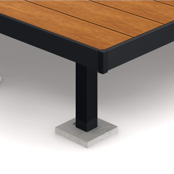 三協アルミ ヴィラウッド アルミ幕板仕様 ロング束柱 3.0間×7尺 スタンダードタイプ