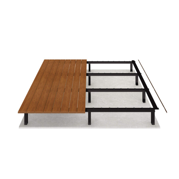 三協アルミ ヴィラウッド キャップ仕様 ロング束柱 4.5間×5尺 プレミアムタイプ