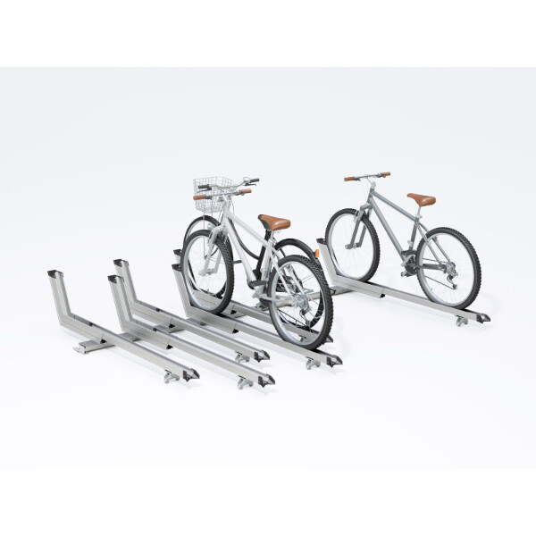 ダイケン アルミ製スライドラック SR-AFR10 『収容台数 10台用』 