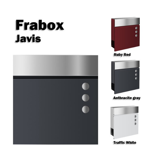 【本体のみ】【シリンダー錠付き】 セキスイデザインワークス Frabox Javis フラボックス ジャビス AAE111R 『 ポスト 宅配ポスト 郵便受け メールボックス レターボックス 郵便入れ 』 ルビーレッド