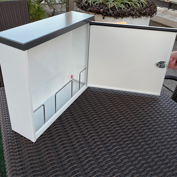 【本体のみ】【シリンダー錠付き】 セキスイデザインワークス BEVERLY ビバリー AAFA14 『 ポスト 宅配ポスト 郵便受け メールボックス レターボックス 郵便入れ 宅配ボックス 』 オフグレー