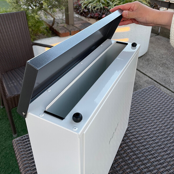 【本体のみ】【シリンダー錠付き】 セキスイデザインワークス BEVERLY ビバリー AAFA14 『 ポスト 宅配ポスト 郵便受け メールボックス レターボックス 郵便入れ 宅配ボックス 』 オフグレー