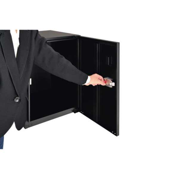 三協アルミ 宅配ボックス フレムス Light S型 ポール建てタイプ(ポスト付きタイプ) 埋め込み ラージ 